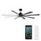 Modern Forms Fans Size Matters Indoor or Outdoor Smart Ceiling Fan in Matte Black FR-W2403-65-MB - alternate 1
